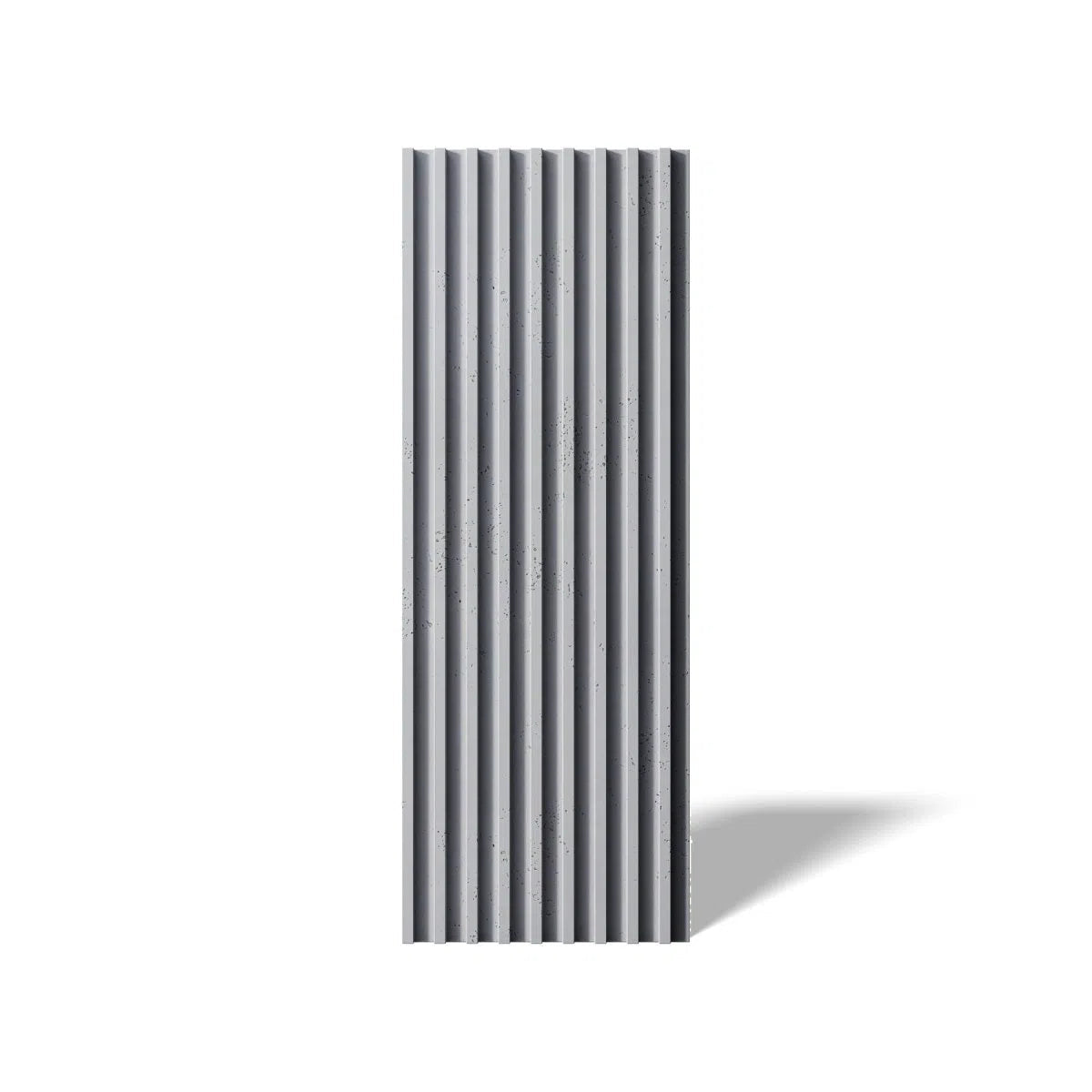 Concrete 3D Wall Panel RIFT M on white background DecorMania.eu