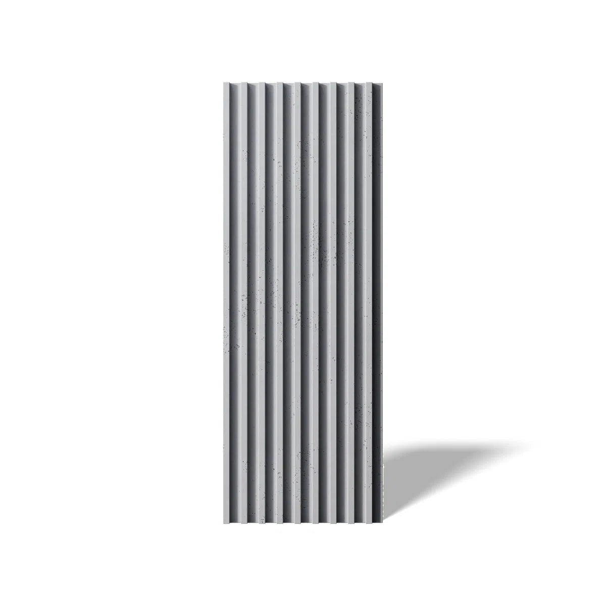 Concrete 3D Wall Panel RIFT M on white background DecorMania.eu