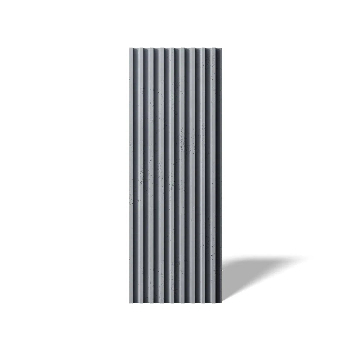Concrete 3D Wall Panel RIFT M on white background DecorMania.eu