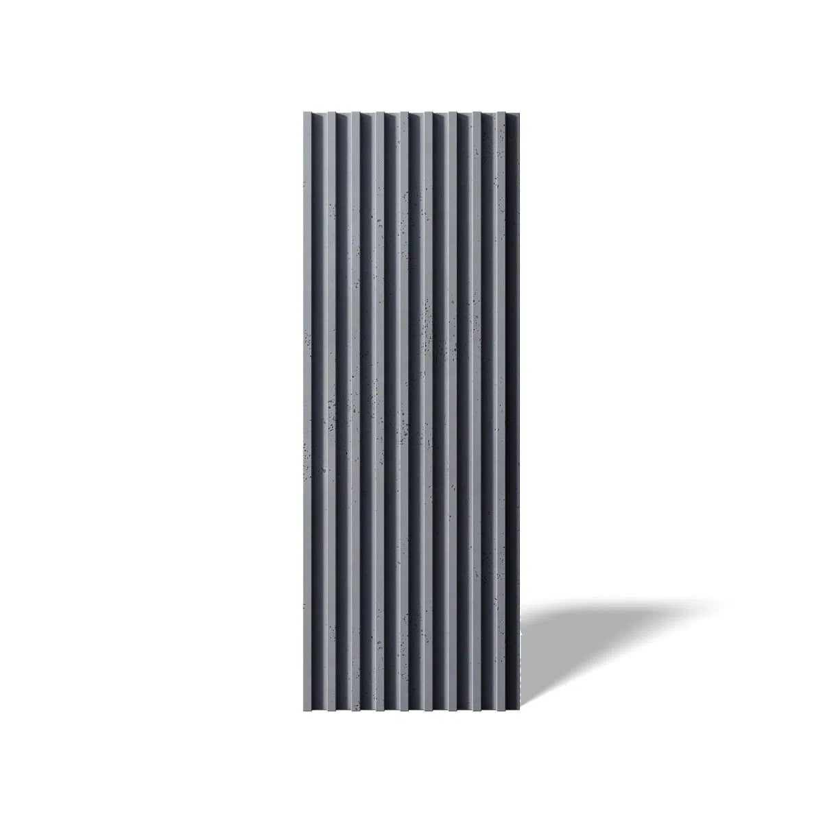 Concrete 3D Wall Panel RIFT M on white background DecorMania.eu