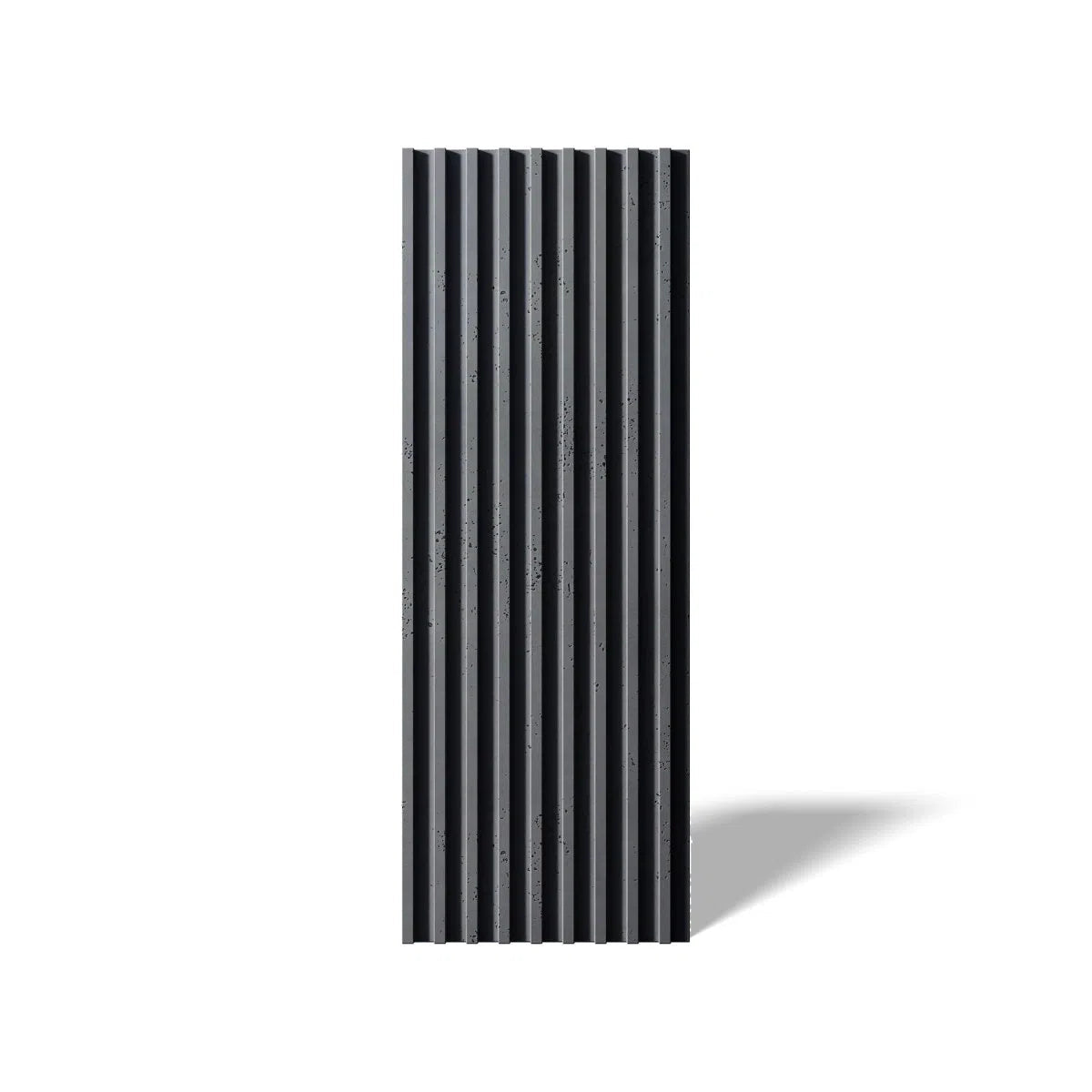 Concrete 3D Wall Panel RIFT M on white background DecorMania.eu