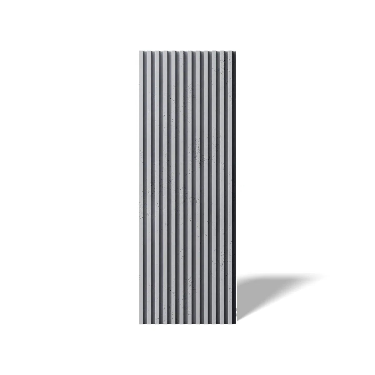 Concrete 3D Wall Panel RIFT S on white background DecorMania.eu