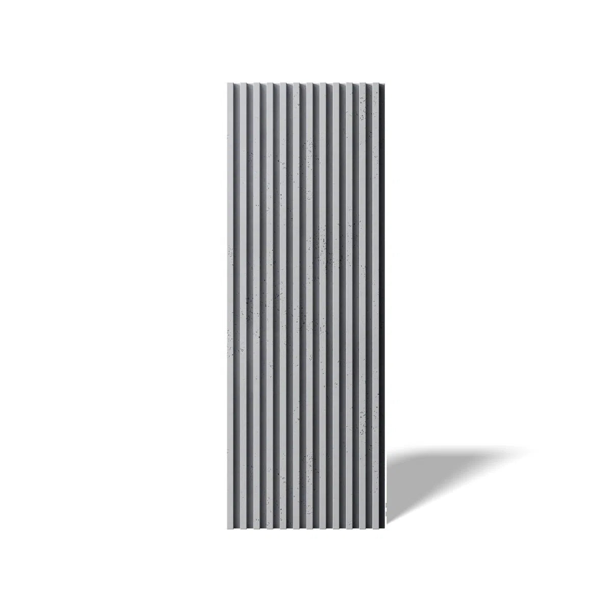 Concrete 3D Wall Panel RIFT S on white background DecorMania.eu