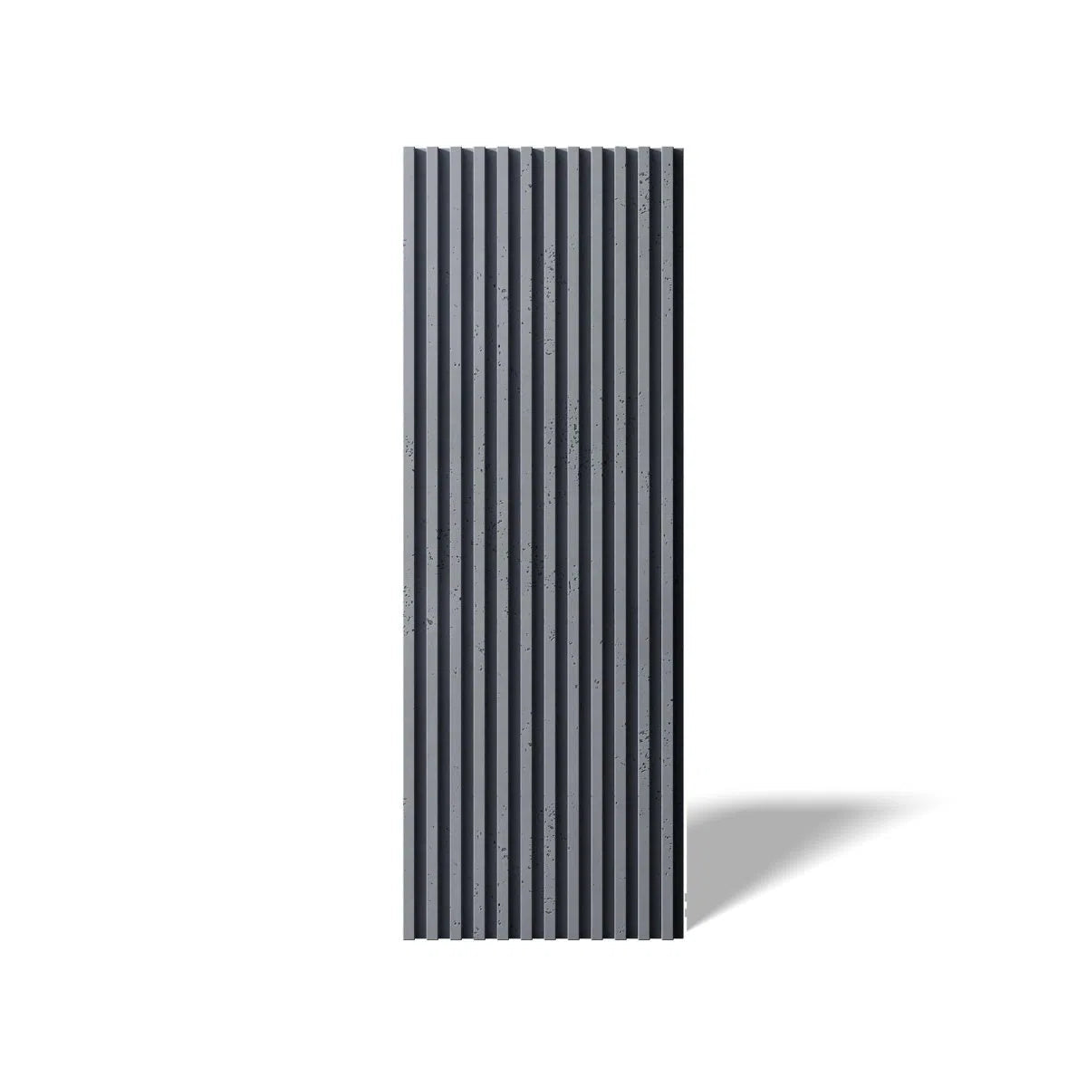 Concrete 3D Wall Panel RIFT S on white background DecorMania.eu