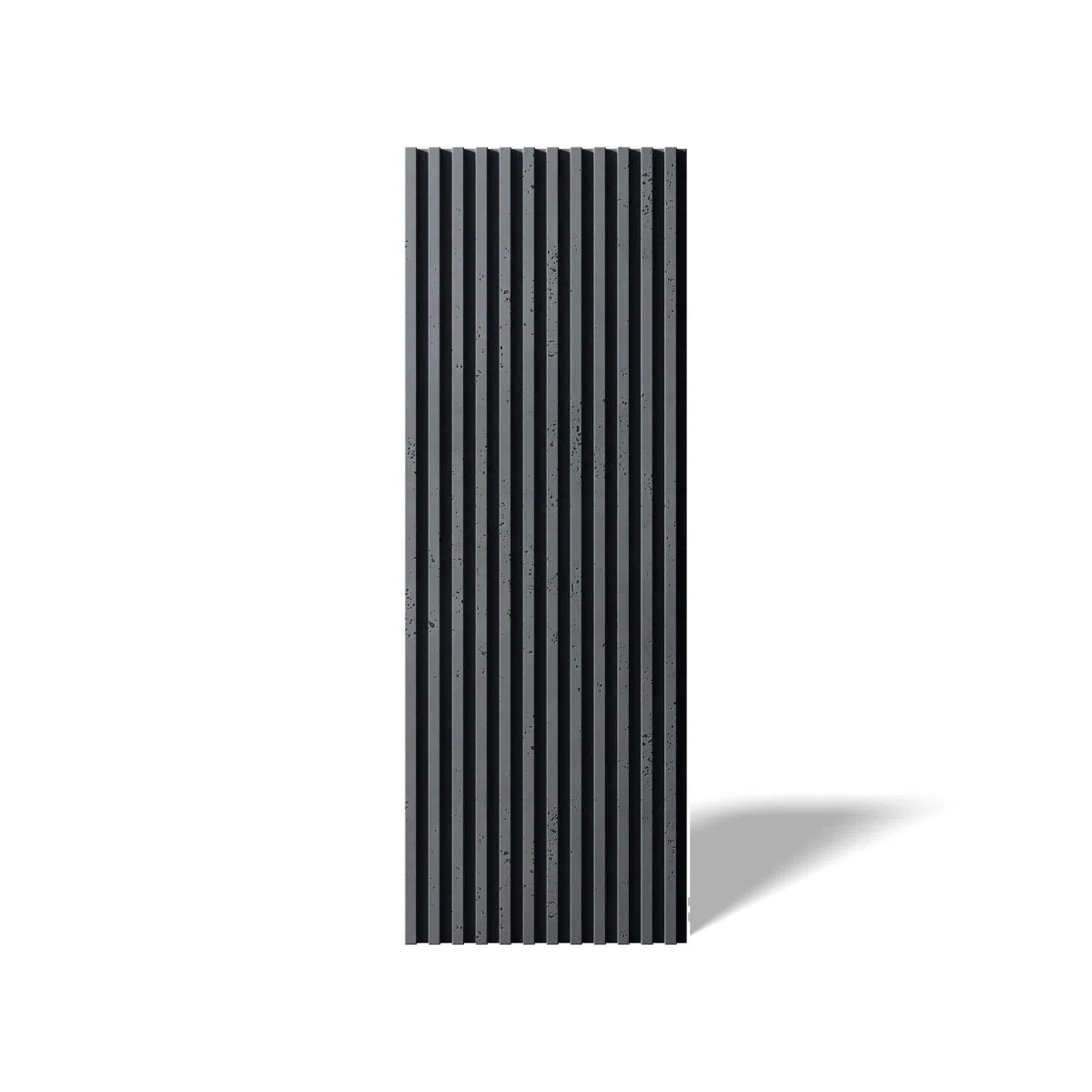 Concrete 3D Wall Panel RIFT S on white background DecorMania.eu