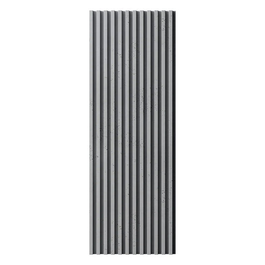 Concrete 3D Wall Panel RIFT S on white background DecorMania.eu