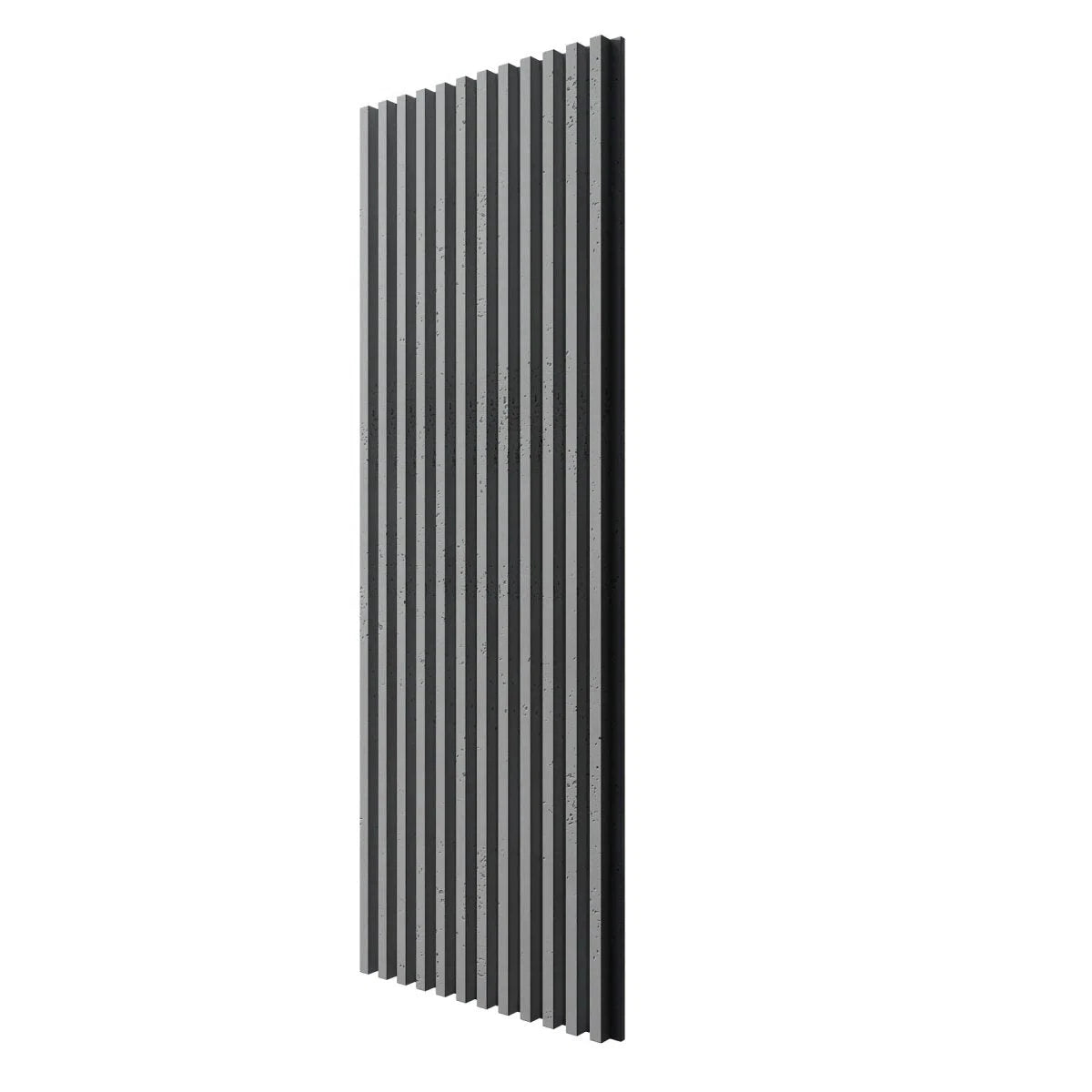 Concrete 3D Wall Panel RIFT S on white background DecorMania.eu