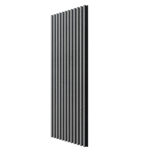Concrete 3D Wall Panel RIFT S on white background DecorMania.eu