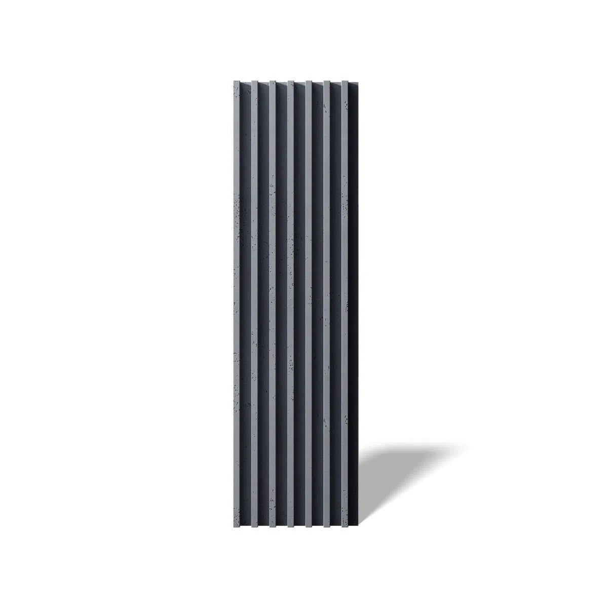 Concrete 3D Wall Panel RIFT XL on white background DecorMania.eu