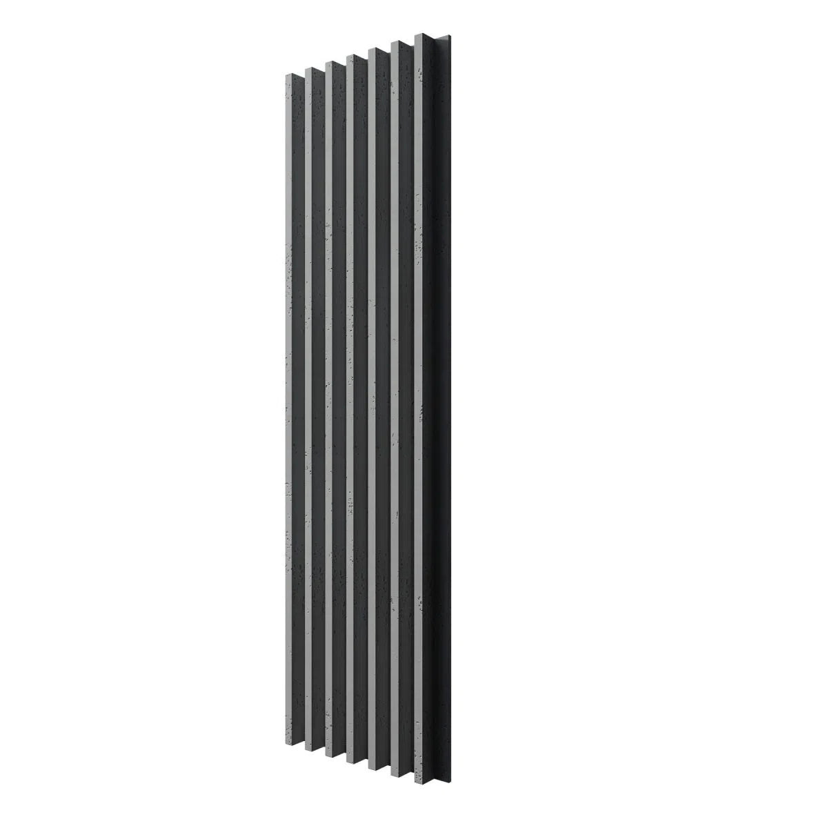 Concrete 3D Wall Panel RIFT XL on white background DecorMania.eu