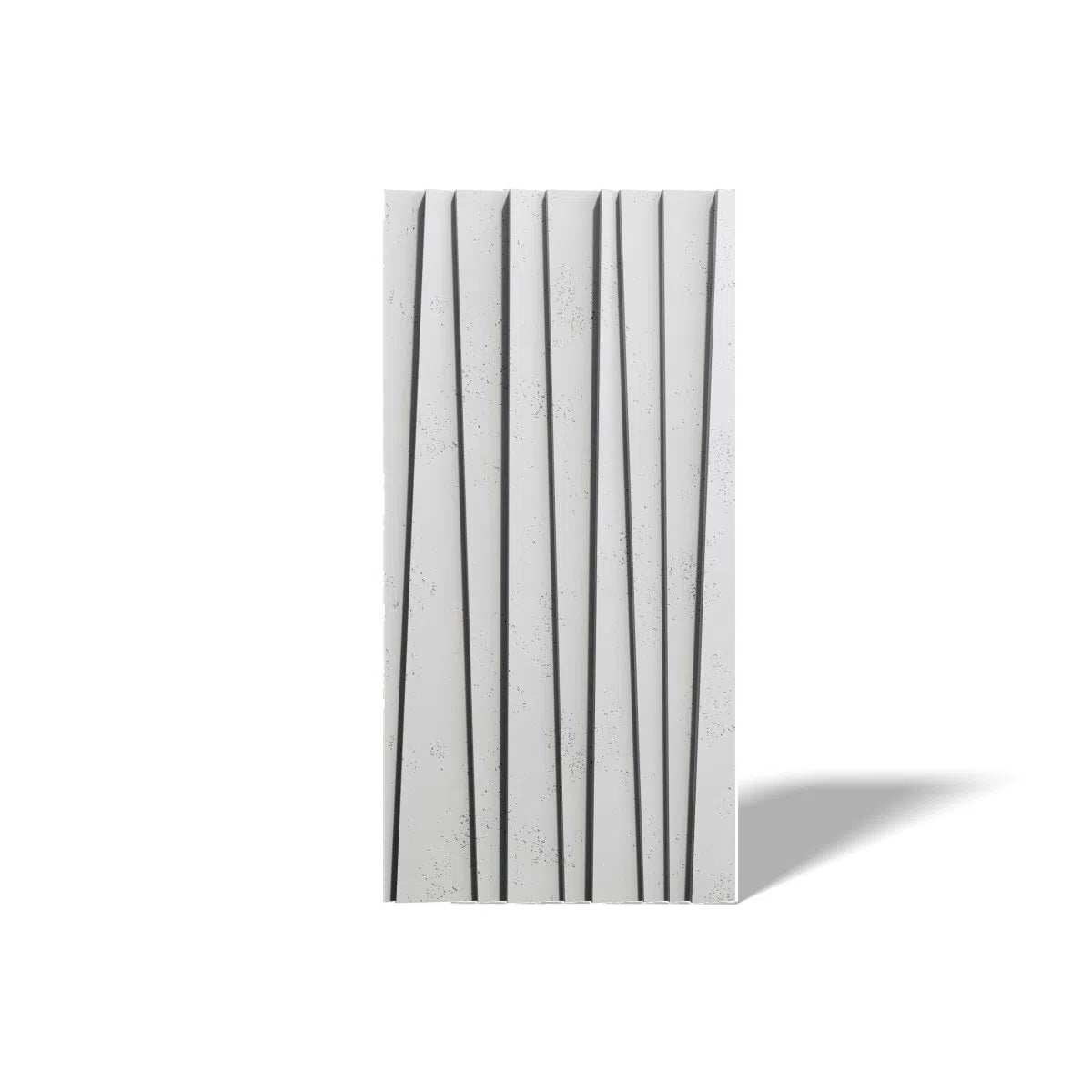 Concrete 3D Wall Panel SHUTTERS on white background DecorMania.eu
