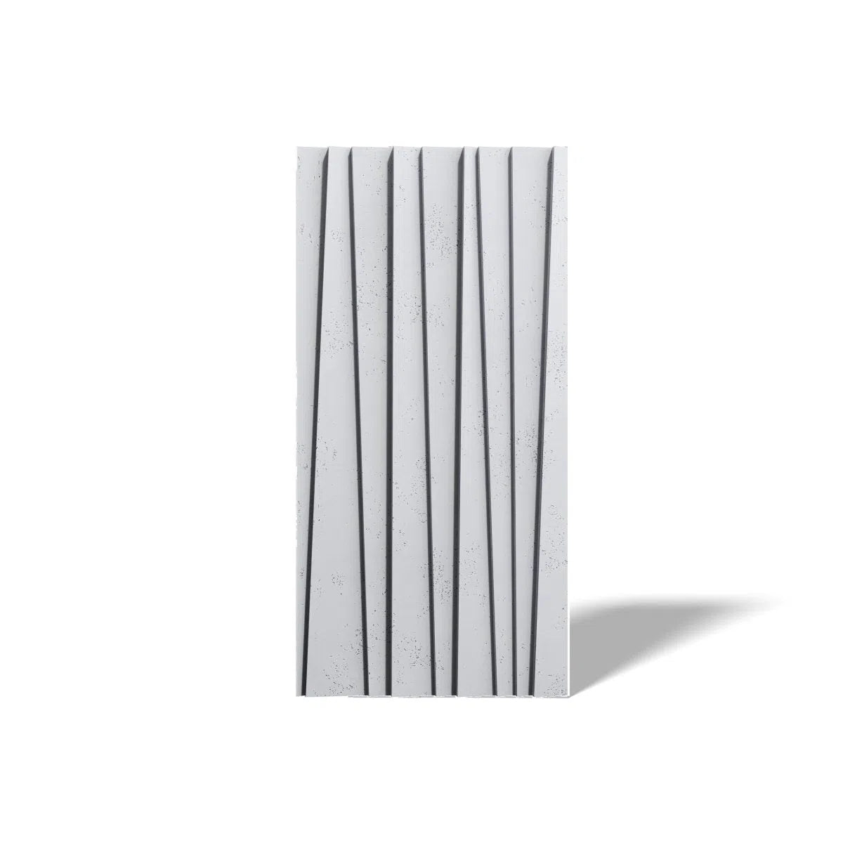 Concrete 3D Wall Panel SHUTTERS on white background DecorMania.eu