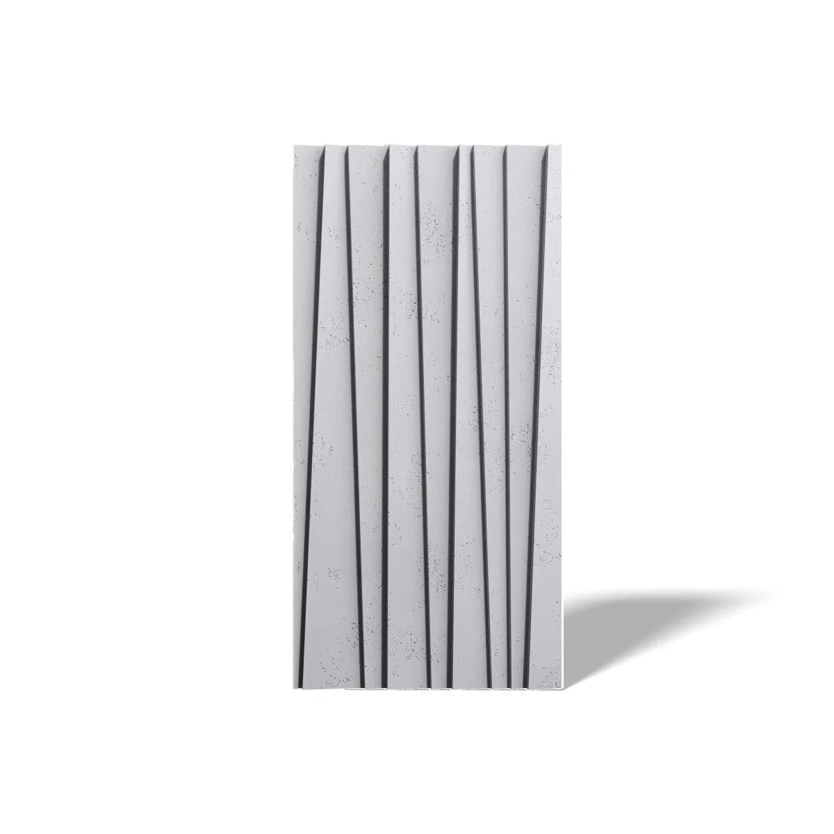 Concrete 3D Wall Panel SHUTTERS on white background DecorMania.eu