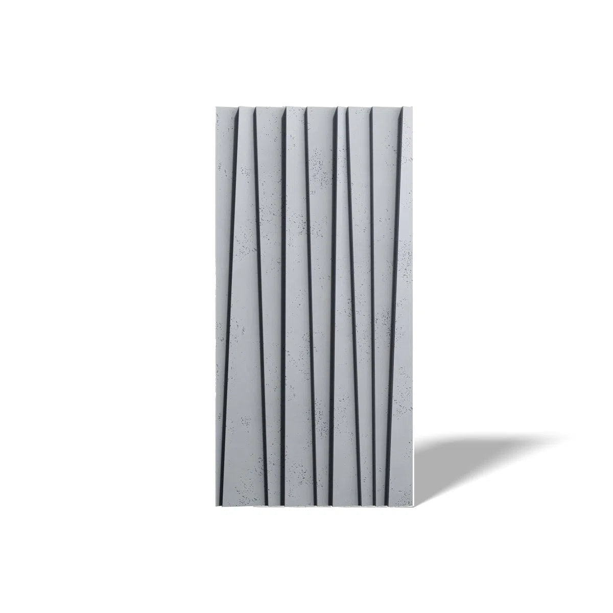 Concrete 3D Wall Panel SHUTTERS on white background DecorMania.eu