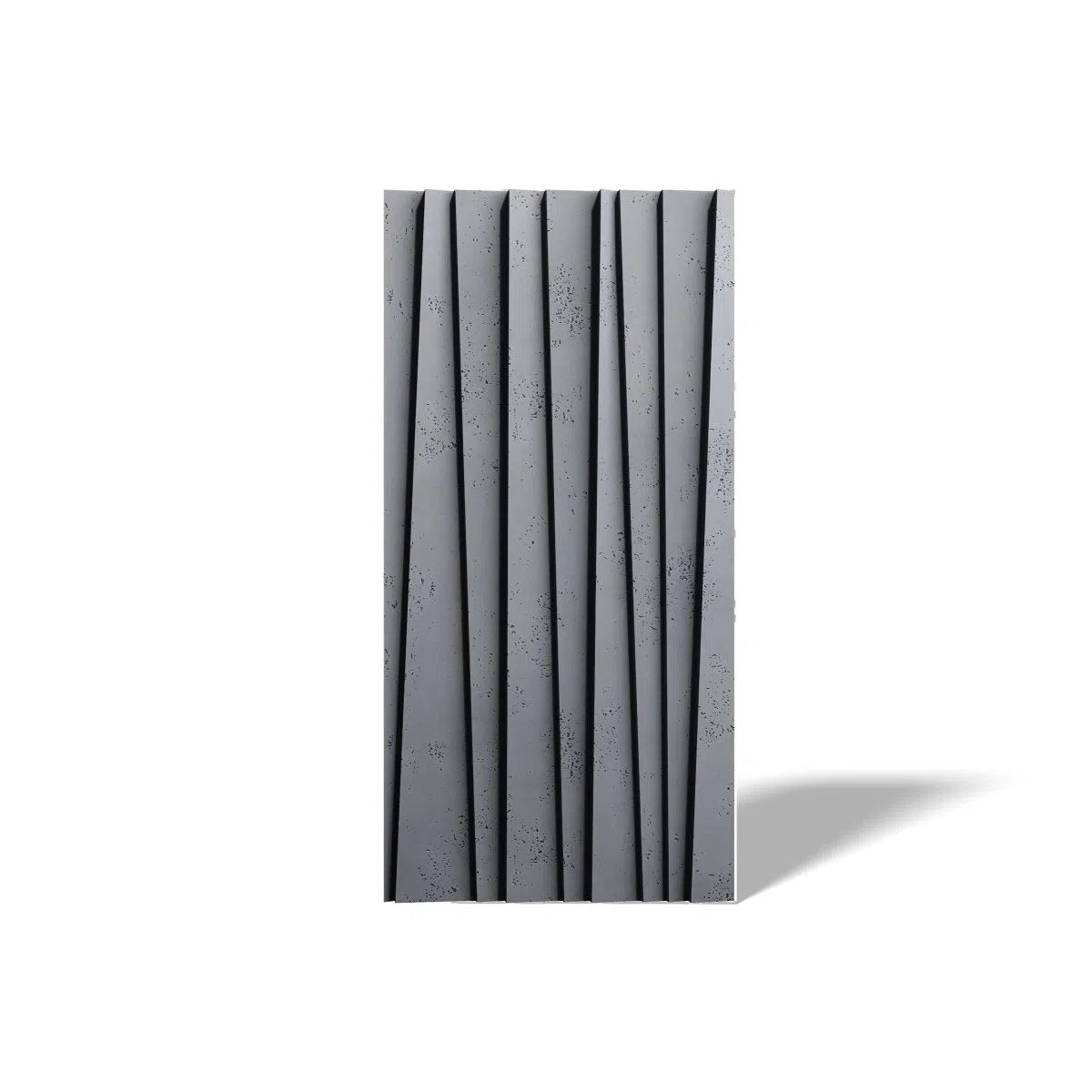 Concrete 3D Wall Panel SHUTTERS on white background DecorMania.eu