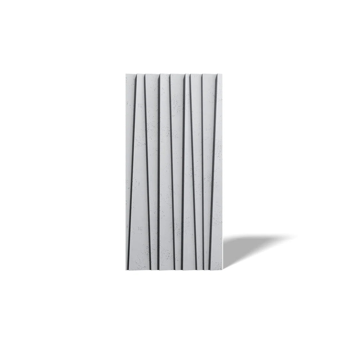 Concrete 3D Wall Panel SHUTTERS on white background DecorMania.eu