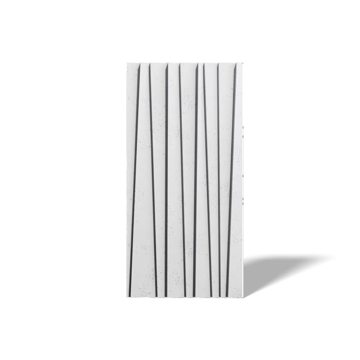 Concrete 3D Wall Panel SHUTTERS on white background DecorMania.eu