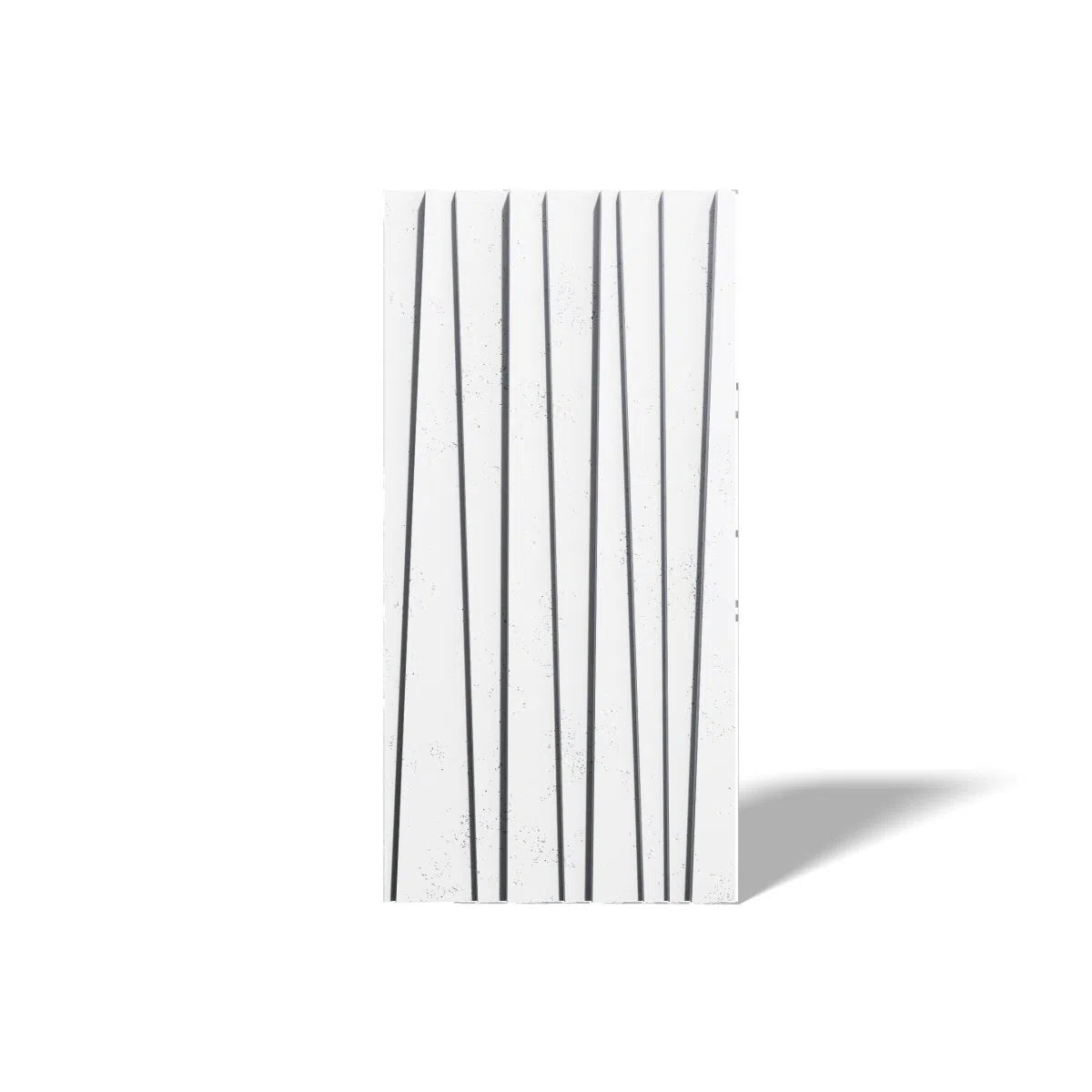 Concrete 3D Wall Panel SHUTTERS on white background DecorMania.eu