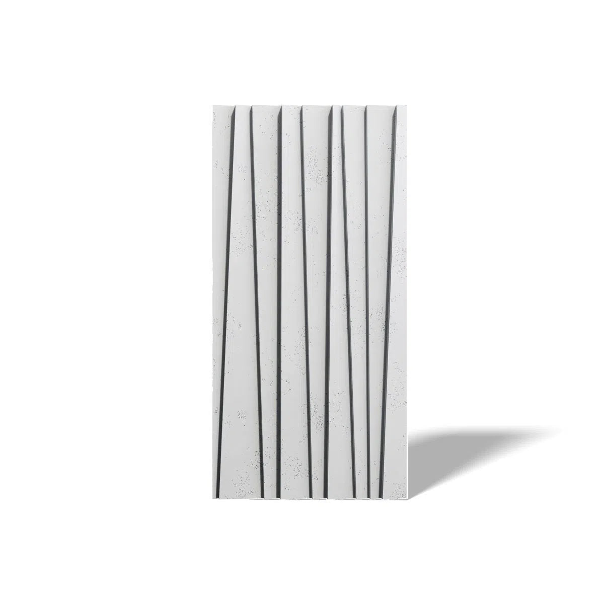 Concrete 3D Wall Panel SHUTTERS on white background DecorMania.eu