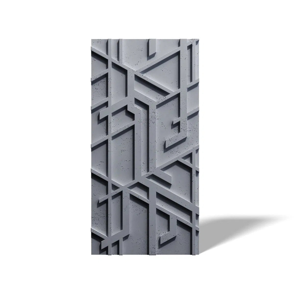 Concrete 3D Wall Panel STELLAR on white background DecorMania.eu