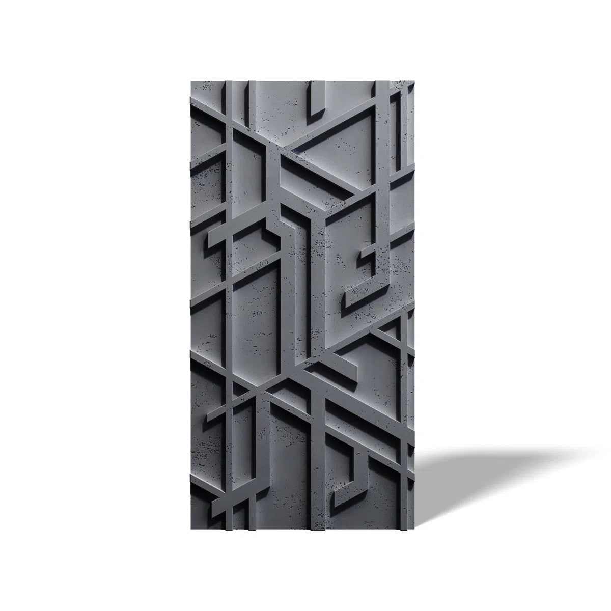 Concrete 3D Wall Panel STELLAR on white background DecorMania.eu