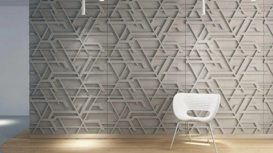 Concrete 3D Wall Panel STELLAR accent wall DecorMania.eu