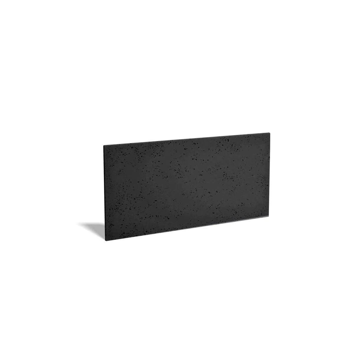 Concrete Wall Panel EXTERIOR 60 x 30 cm black colour on white background DecorMania.eu