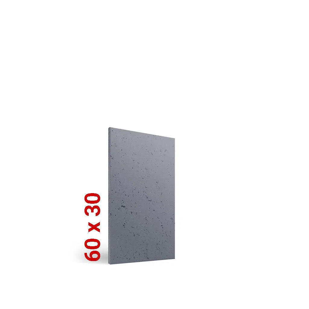 Concrete Wall Panel EXTERIOR on white background with measurements 60 x 30 cm DecorMania.eu