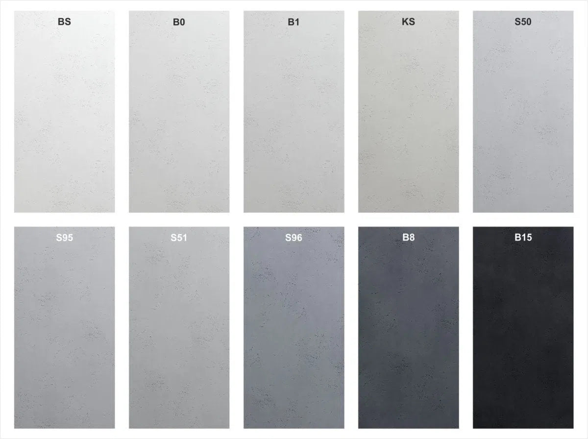 Concrete Wall Panel INTERIOR avalible colour options 100 x 50 cm DecorMania.eu