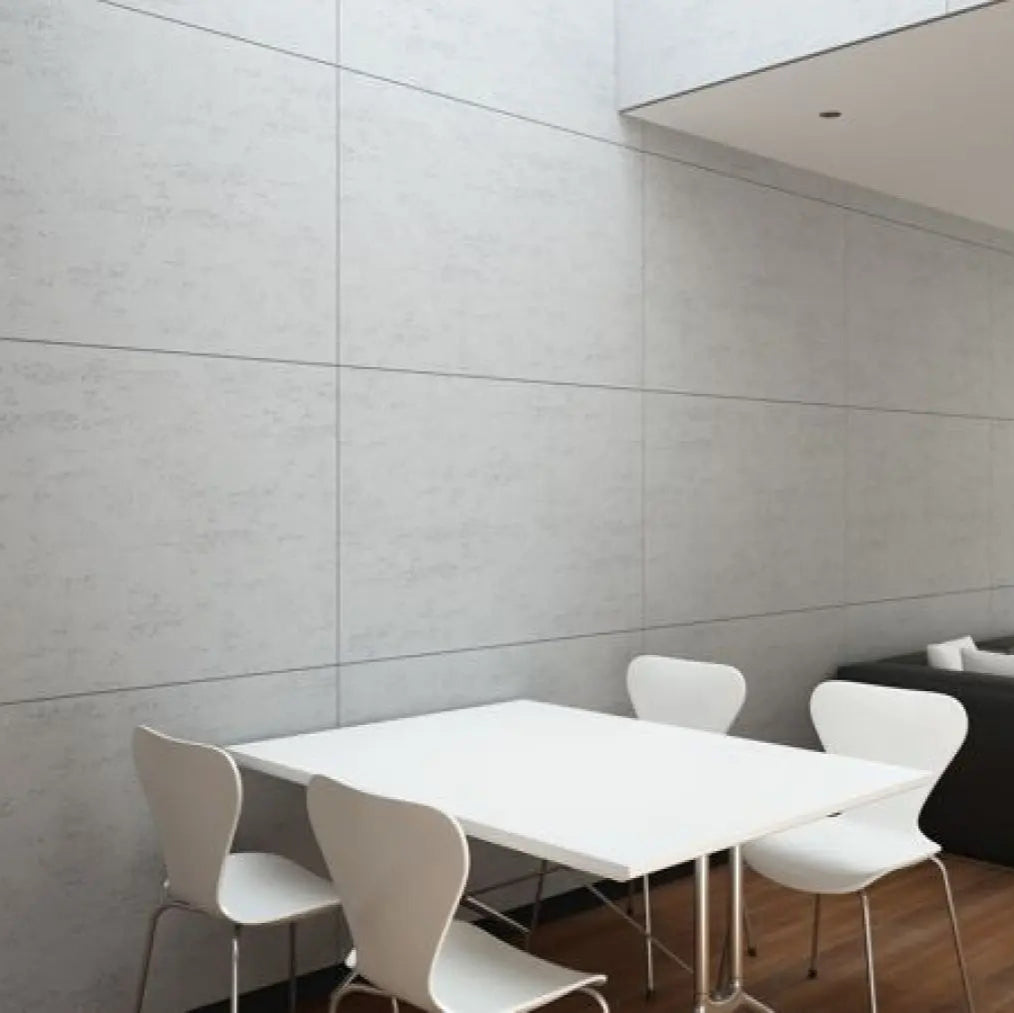 Concrete Wall Panel INTERIOR in modern dining room 150 x 75 cm DecorMania.eu