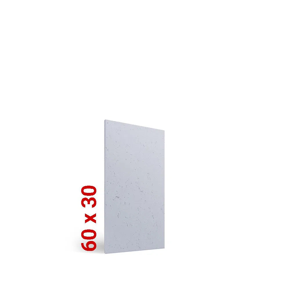 Concrete Wall Panel INTERIOR 60 x 30 cm on white background with measurements DecorMania.eu