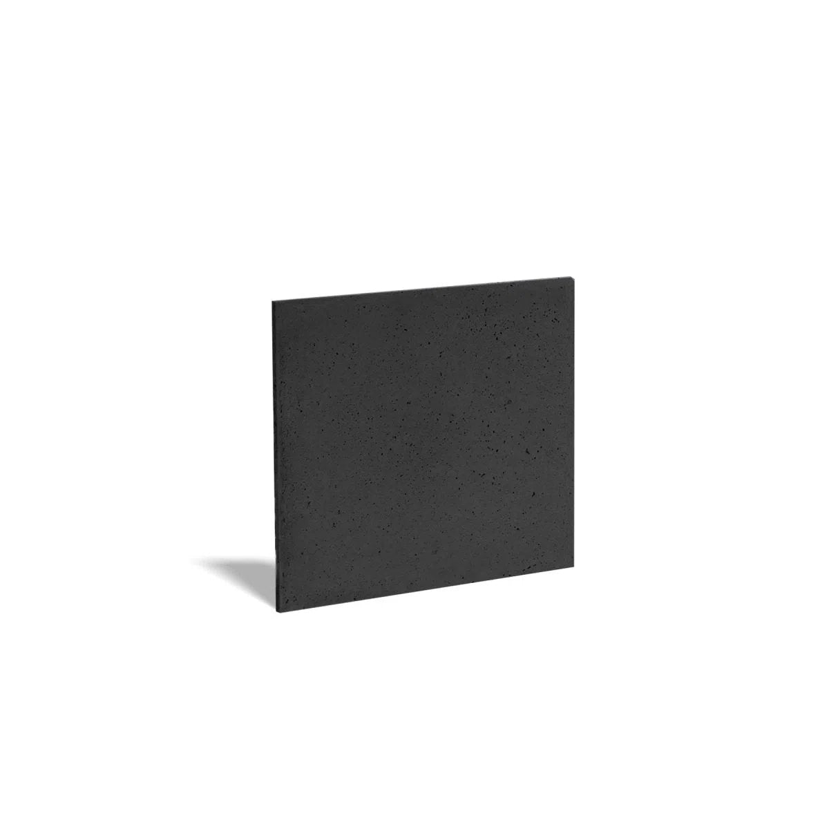 Concrete Wall Panel INTERIOR B15 black colour on white background 60 x 60 cm DecorMania.eu