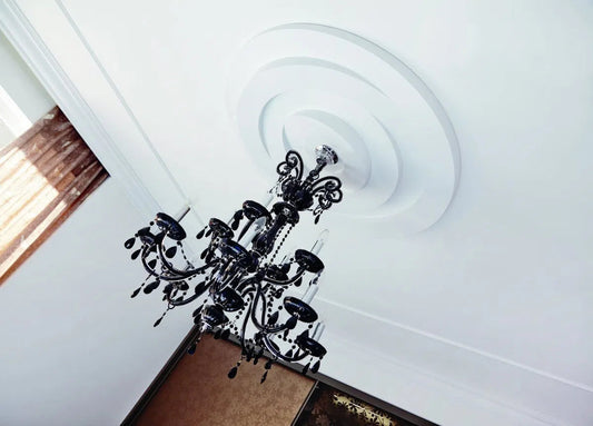 CR5 ARSTYL Ceiling Rose with a crystal chandelier DecorMania.eu