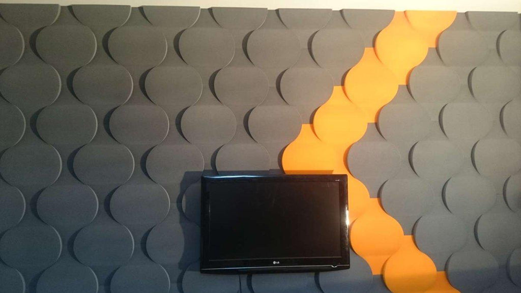 FLOW Acoustic soft 3D wall panel - DecorMania.eu