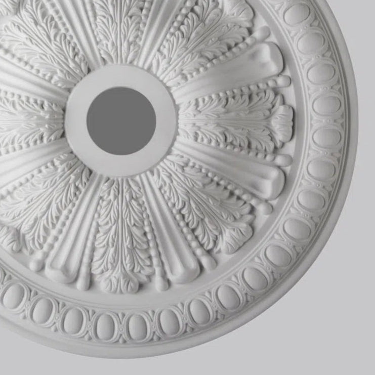 FRANCESCA R75 Ceiling Rose on white background DecorMania.eu