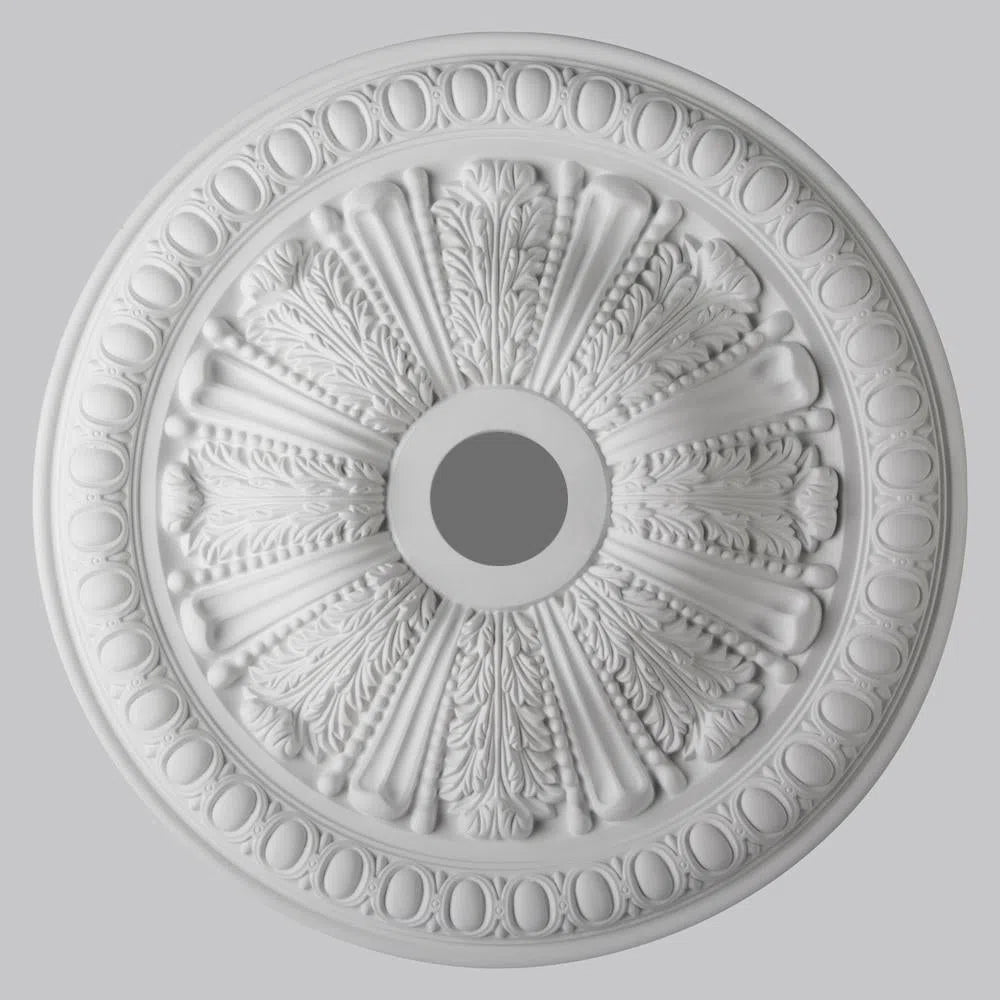 FRANCESCA R75 Ceiling Rose on white background DecorMania.eu