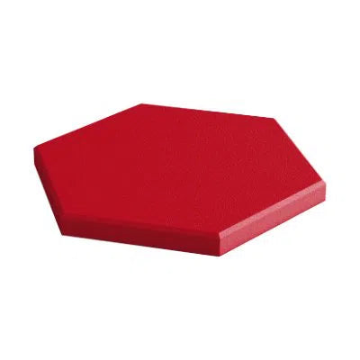 Fluffo HEXA EDGE M Acoustic Soft wall Panel on white background DecorMania.eu