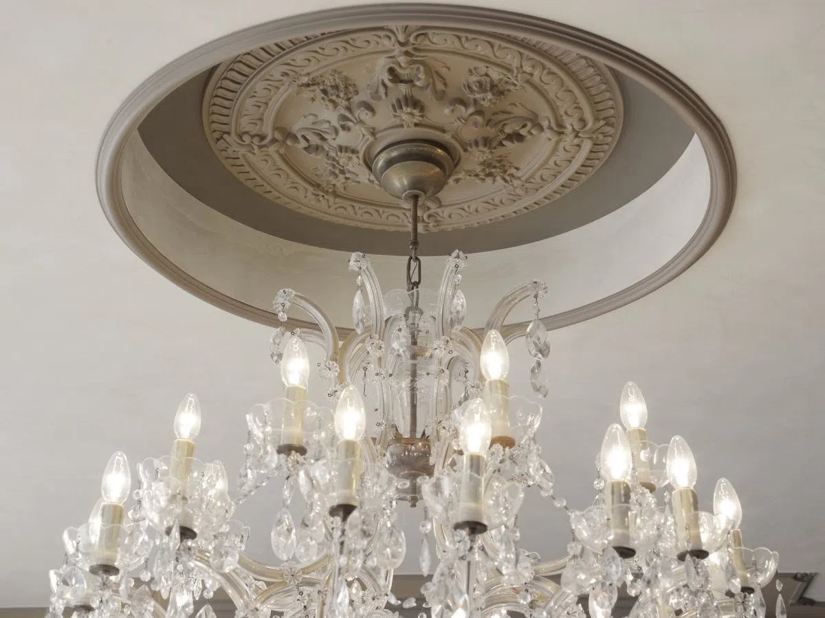 HELENA R11 ARSTYL Ceiling Rose with a crystal chandelier DecorMania.eu