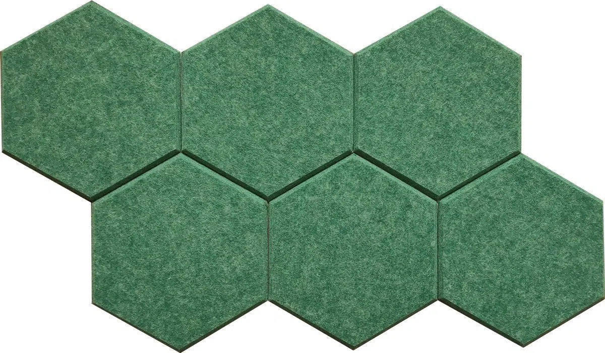 HEXA Felt 3D - DARK GREEN 3pcs. - DecorMania.eu