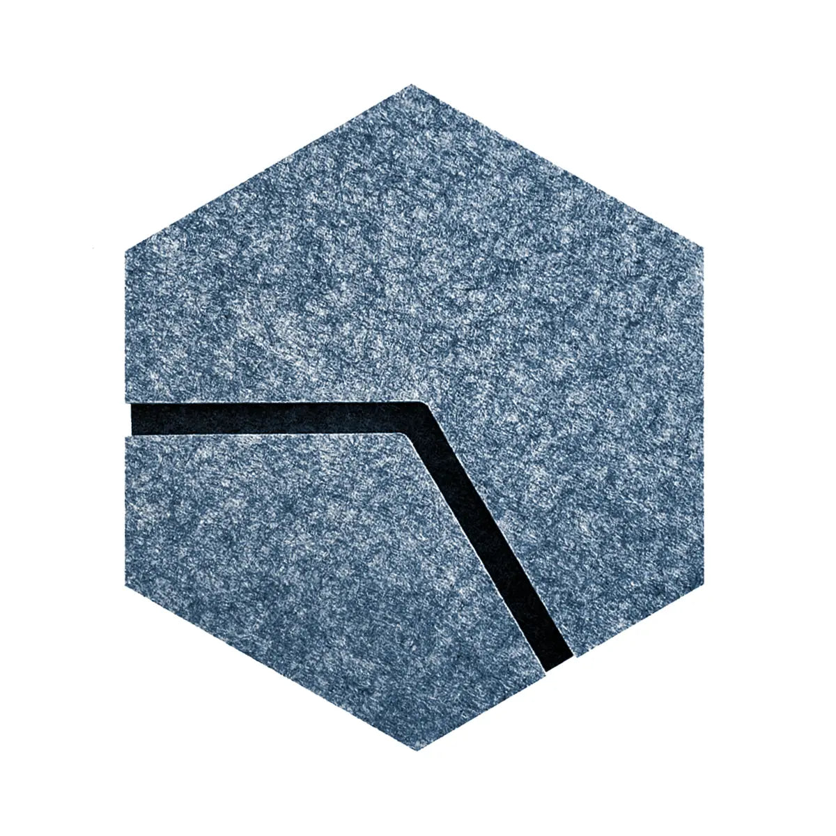 3D Felt Wall Tiles DECO2 light blue swatch on white background Decormania EU