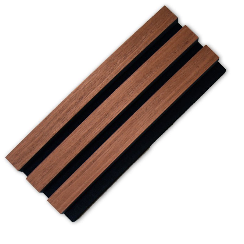 Mahogany Acoustic Slats Wall Panel 240 x 60 - DecorMania.eu