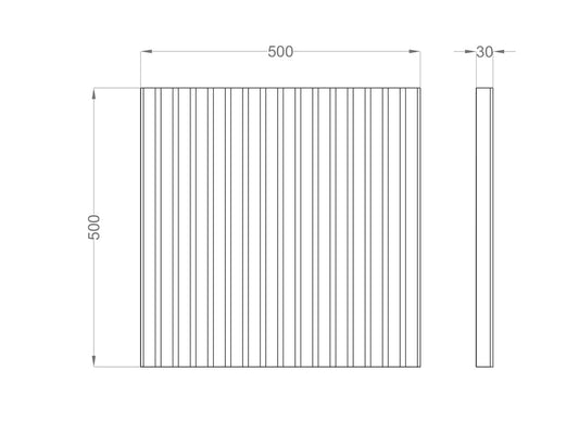 PIXEL L RIFT Soft Acoustic Wall Panel - DecorMania.eu