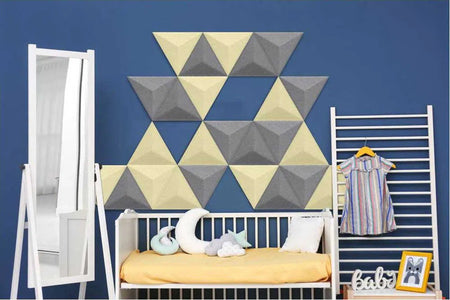 PYRAMID Felt Panel - CREAM - DecorMania.eu