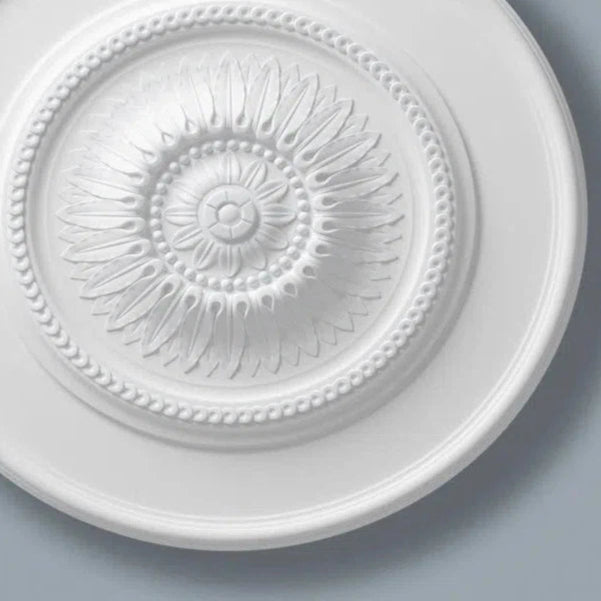 Close-up view of R20 ARSTYL Ceiling Rose | DecorMania.eu
