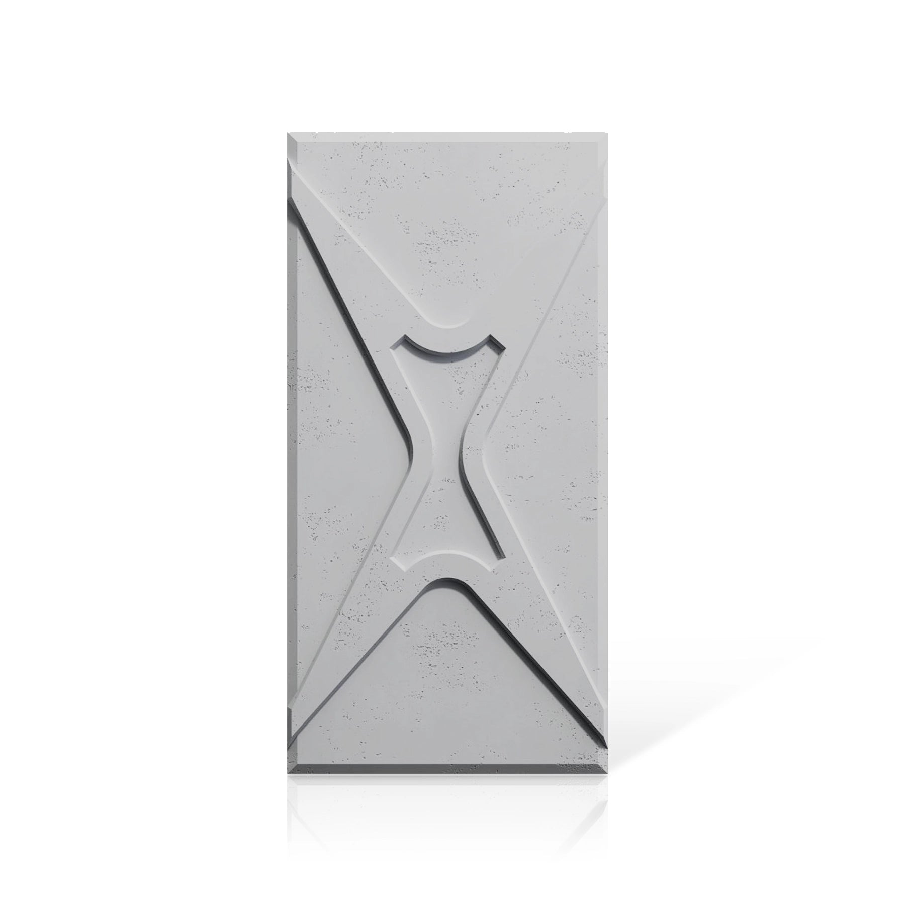 3D Concrete Wall Panels STARS colour swatch on white background DecorMania.eu