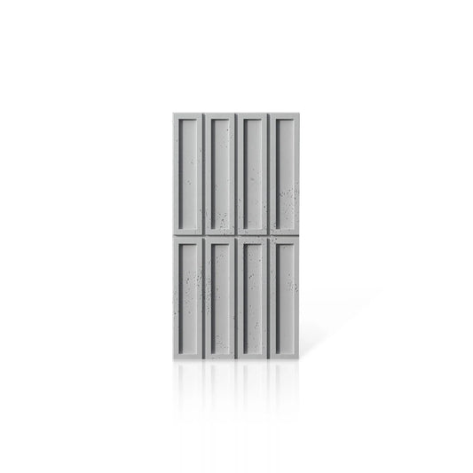 3D Concrete Wall Panels BLOCKS colour swatch on white background DecorMania EU