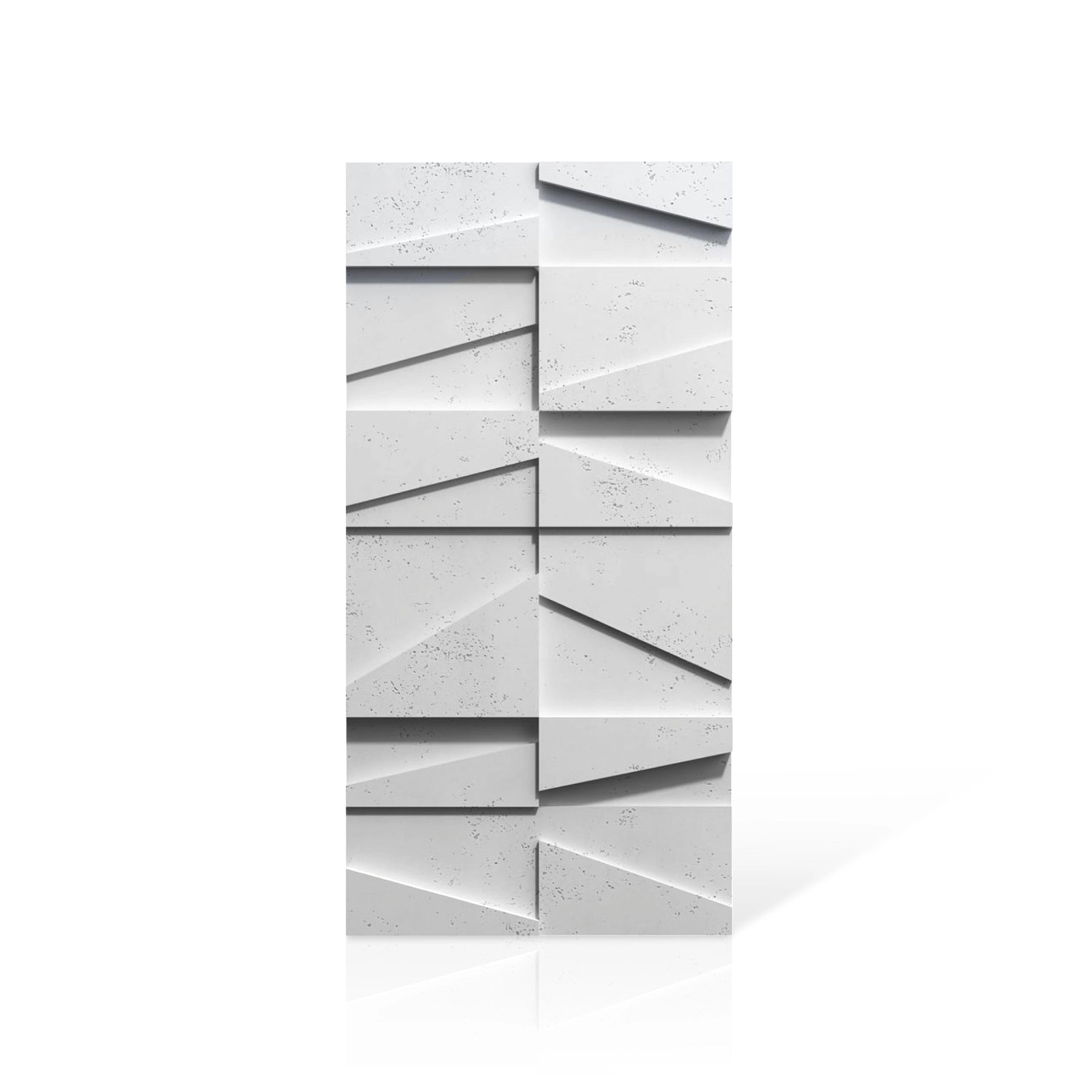 3D Concrete Wall Panels MULTI BOOKCASE colour swatch on white background DecorMania.eu