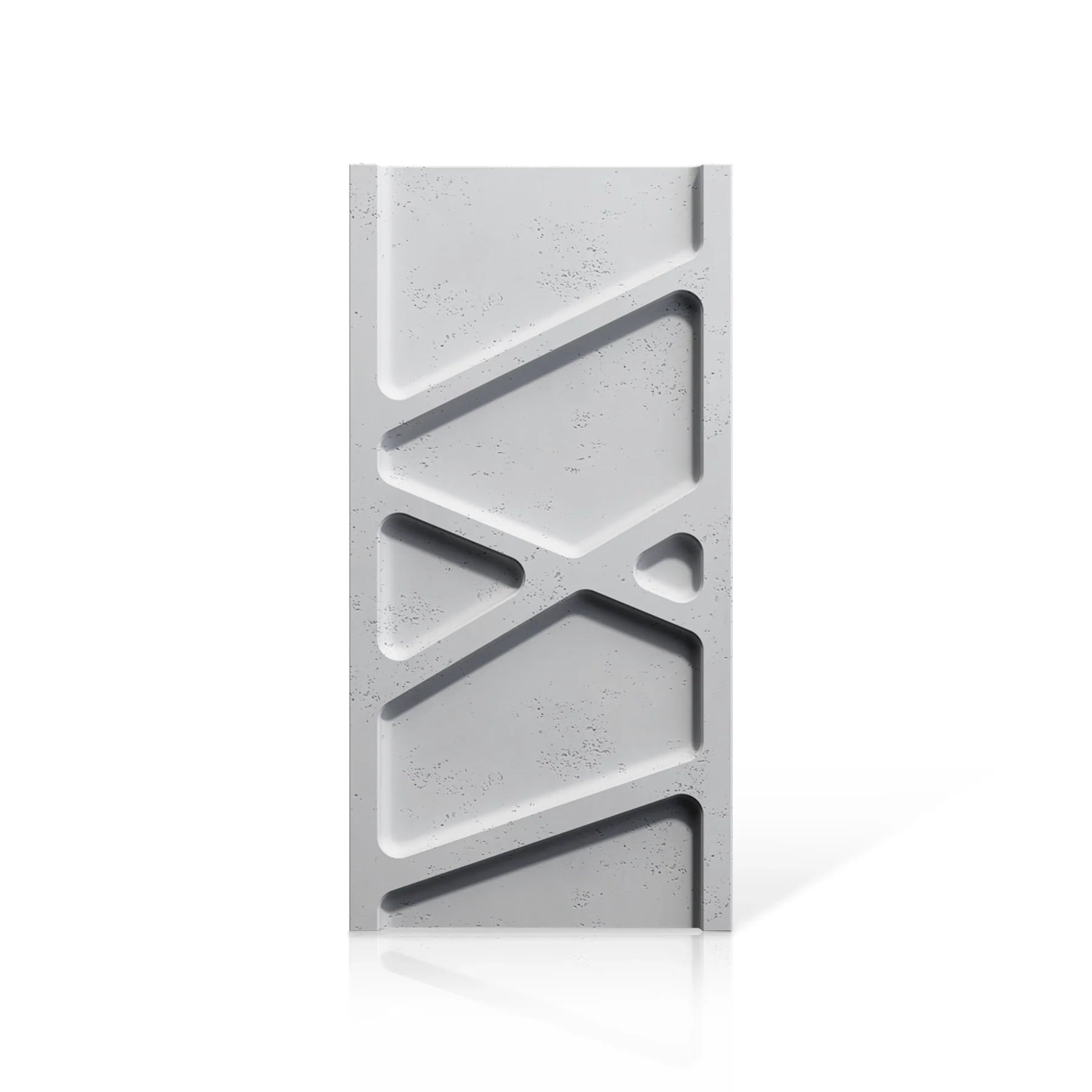 3D Concrete Wall Panels PARALELL colour swatch on white background DecorMania.eu