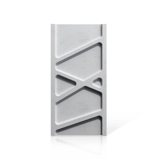 3D Concrete Wall Panels PARALELL colour swatch on white background DecorMania EU