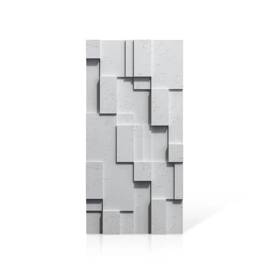 3D Concrete Wall Panels STAIRS colour swatch on white background DecorMania EU